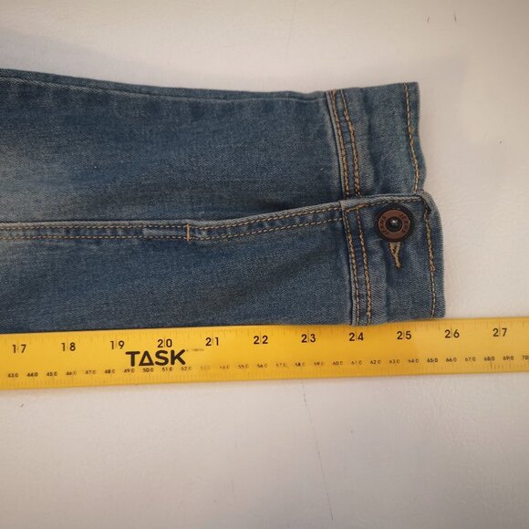 Noroze Men's Button Closure Size Medium Jean Jacket - Picture 11 of 13